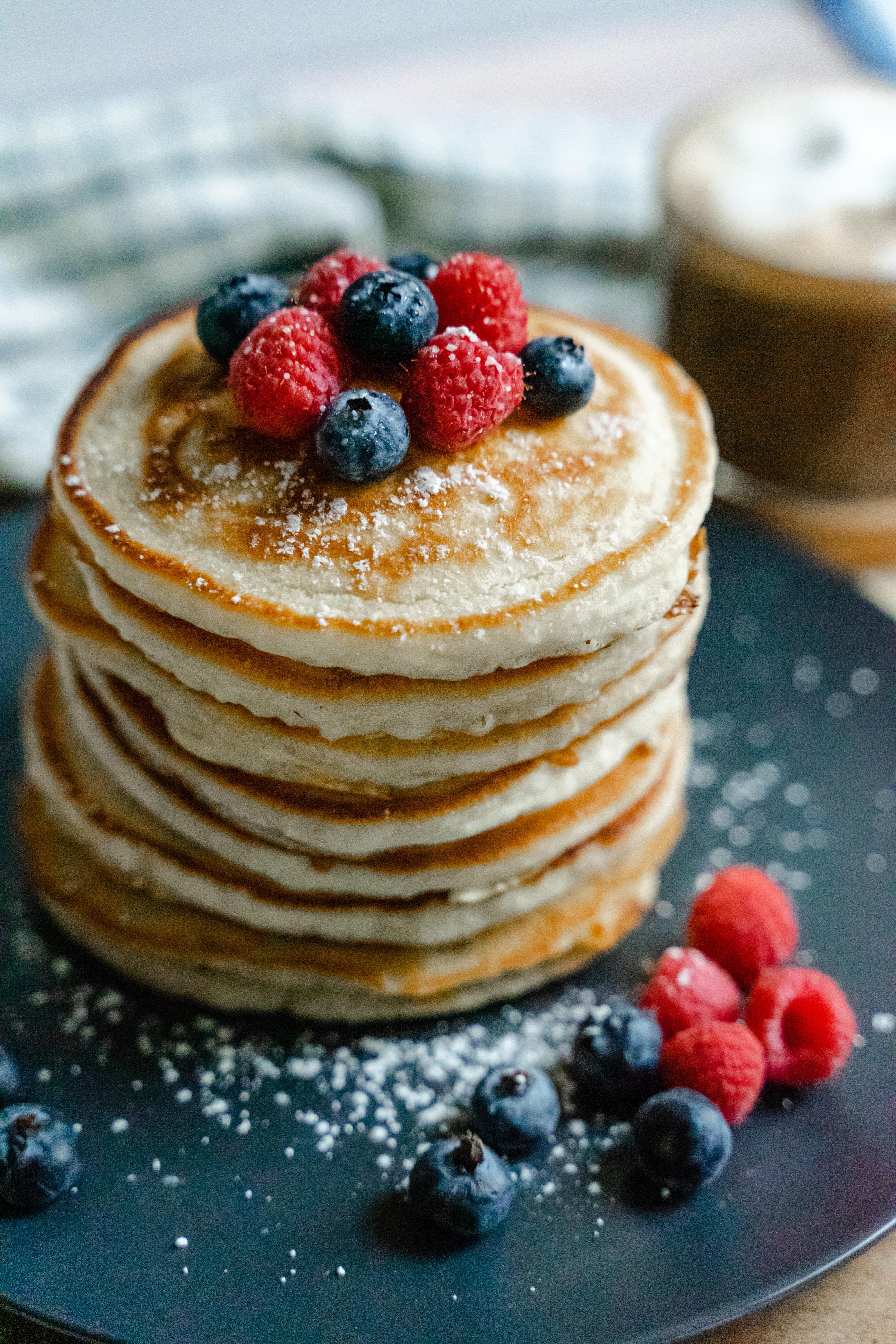 Pancakes légers et moelleux aux petits suisses