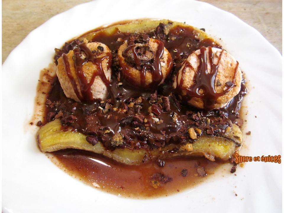Papillotes faciles aux bananes, chocolat et marshmallows