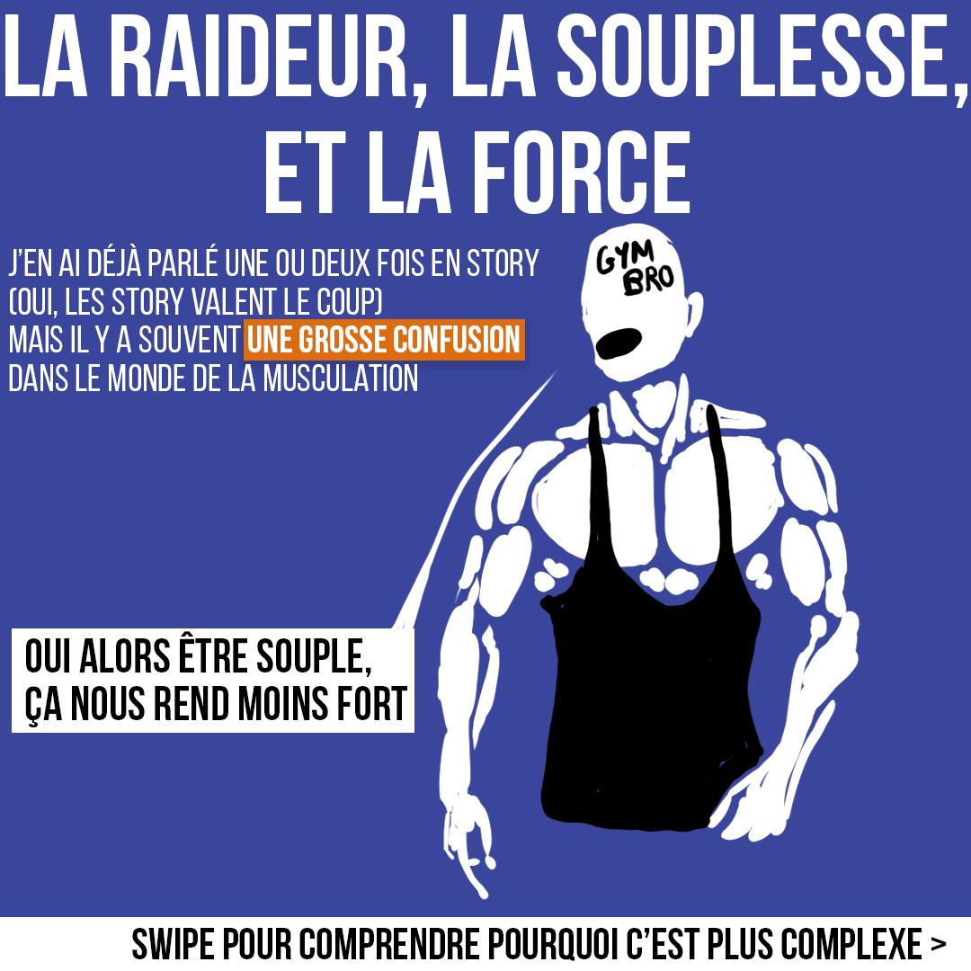 La raideur, la souplesse, et la force