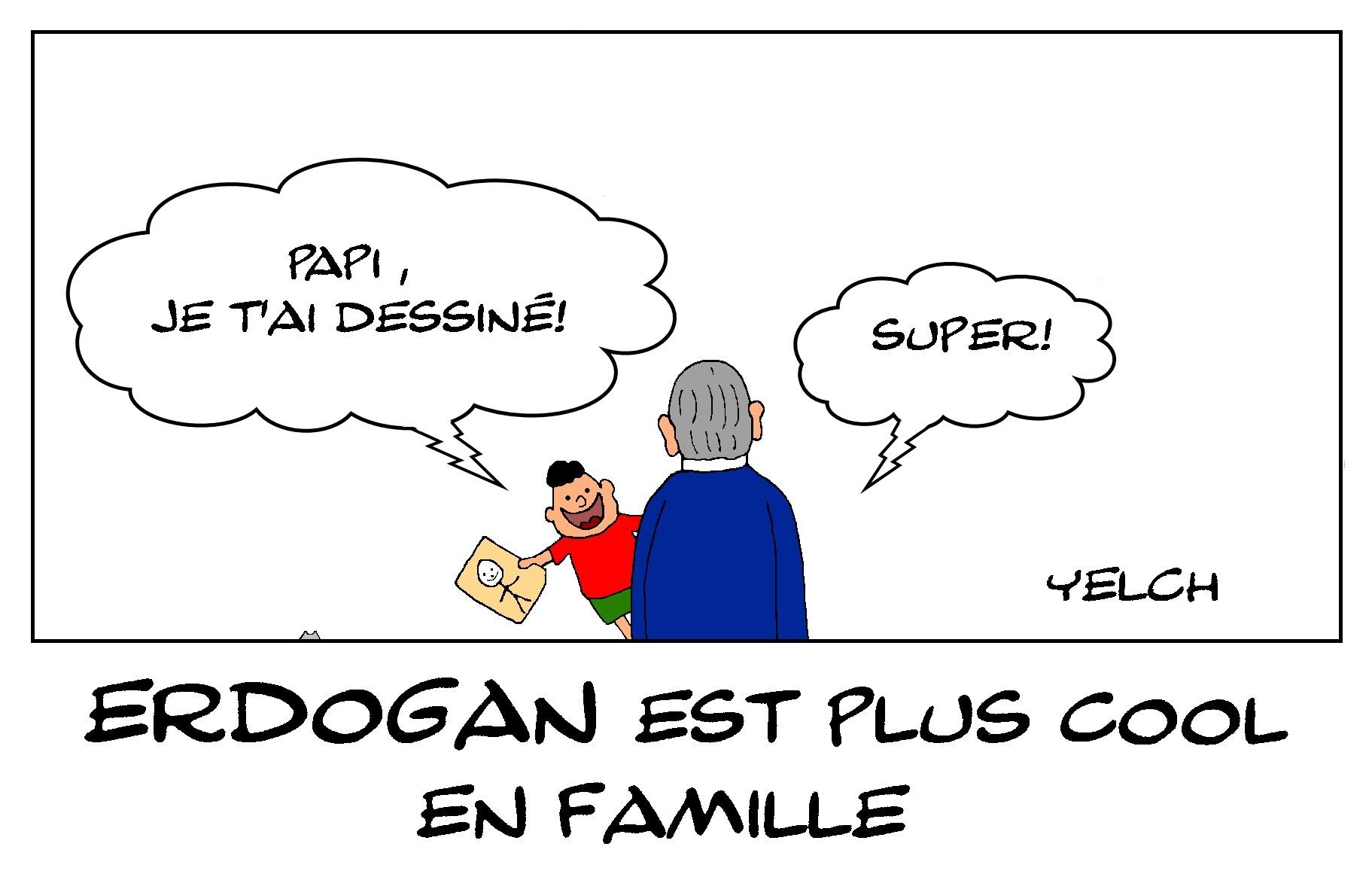 Erdogan est plus cool en famille