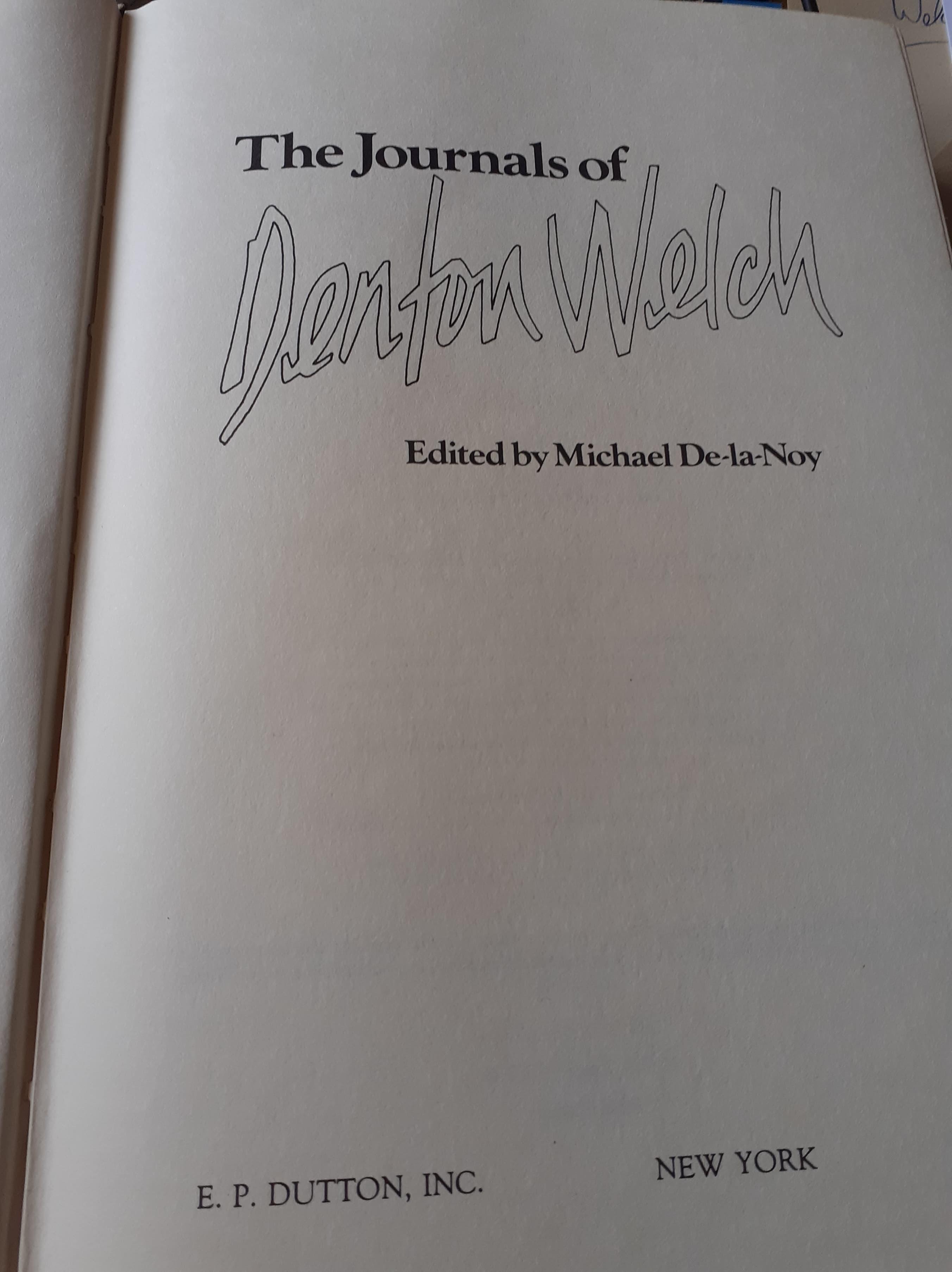 Le paradoxe Denton Welch