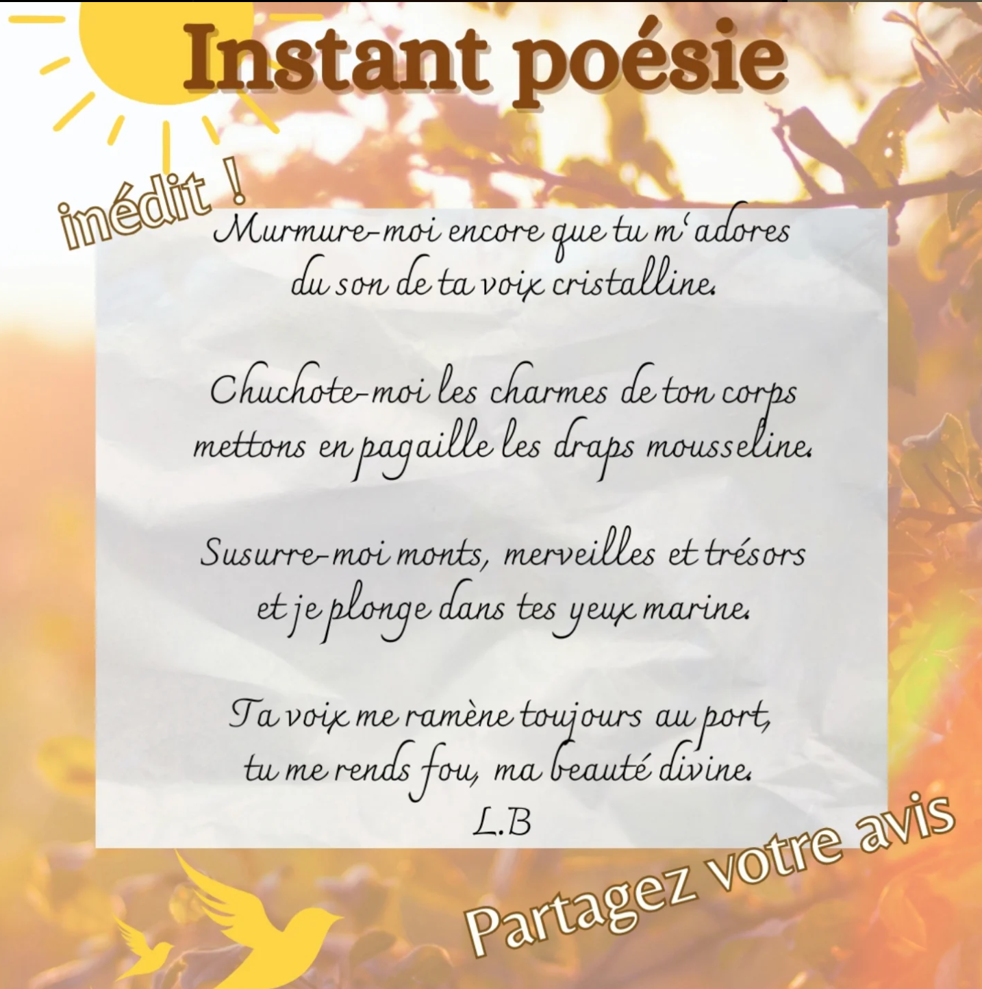 Fragments poétiques