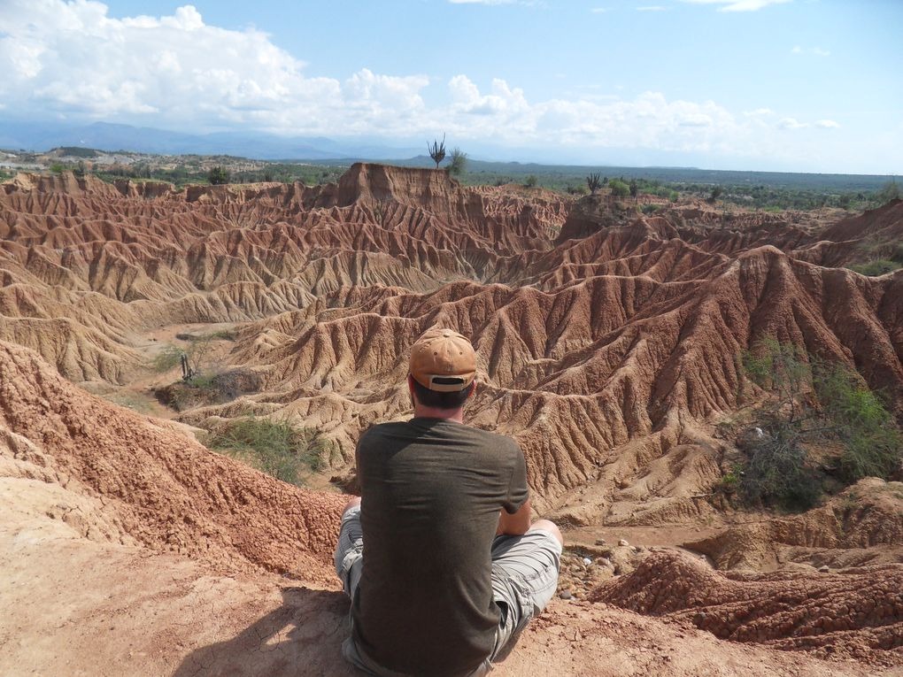 Apres les sommets enneiges, le desert et les statues