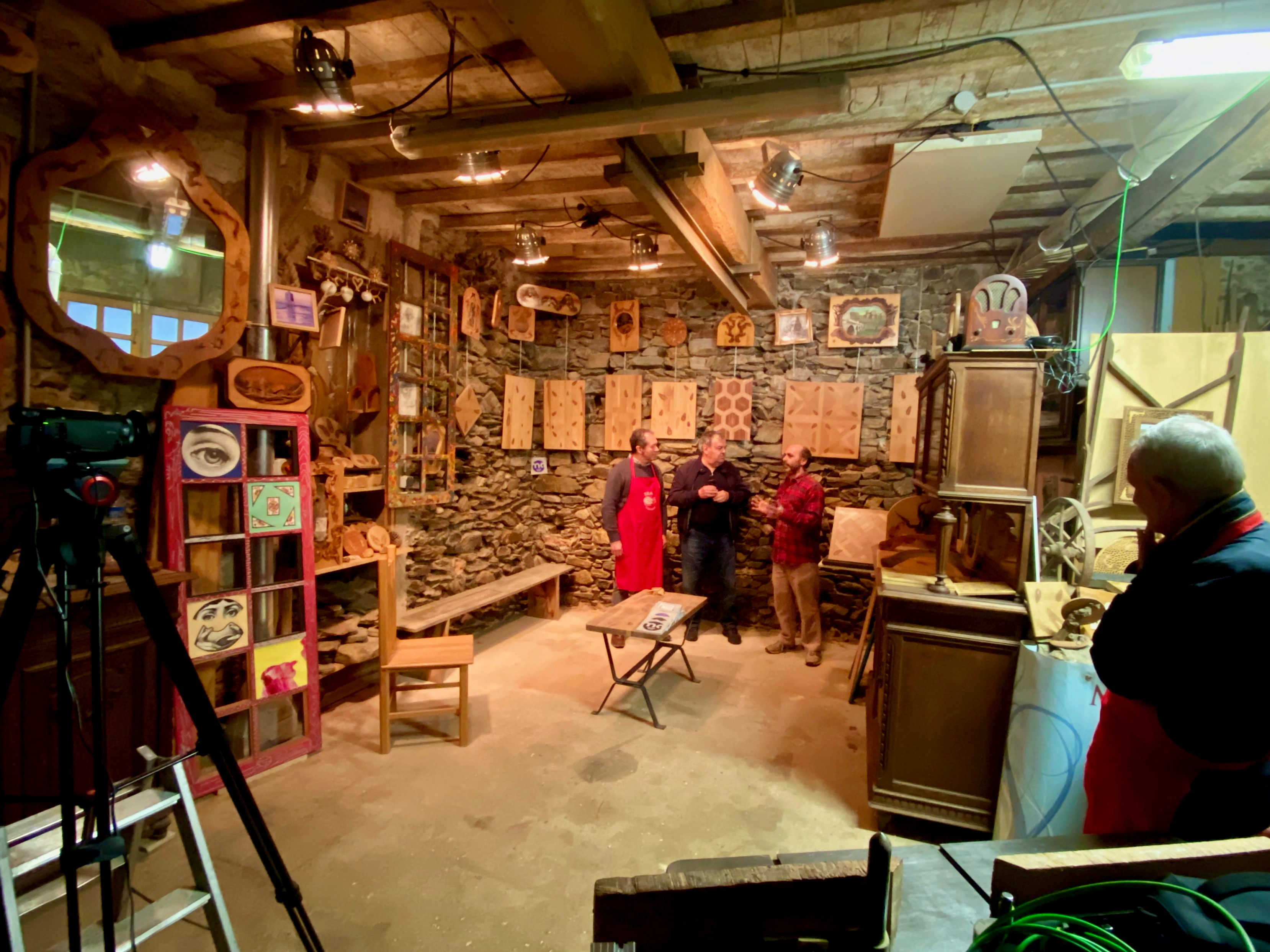 A l'atelier pour le débat