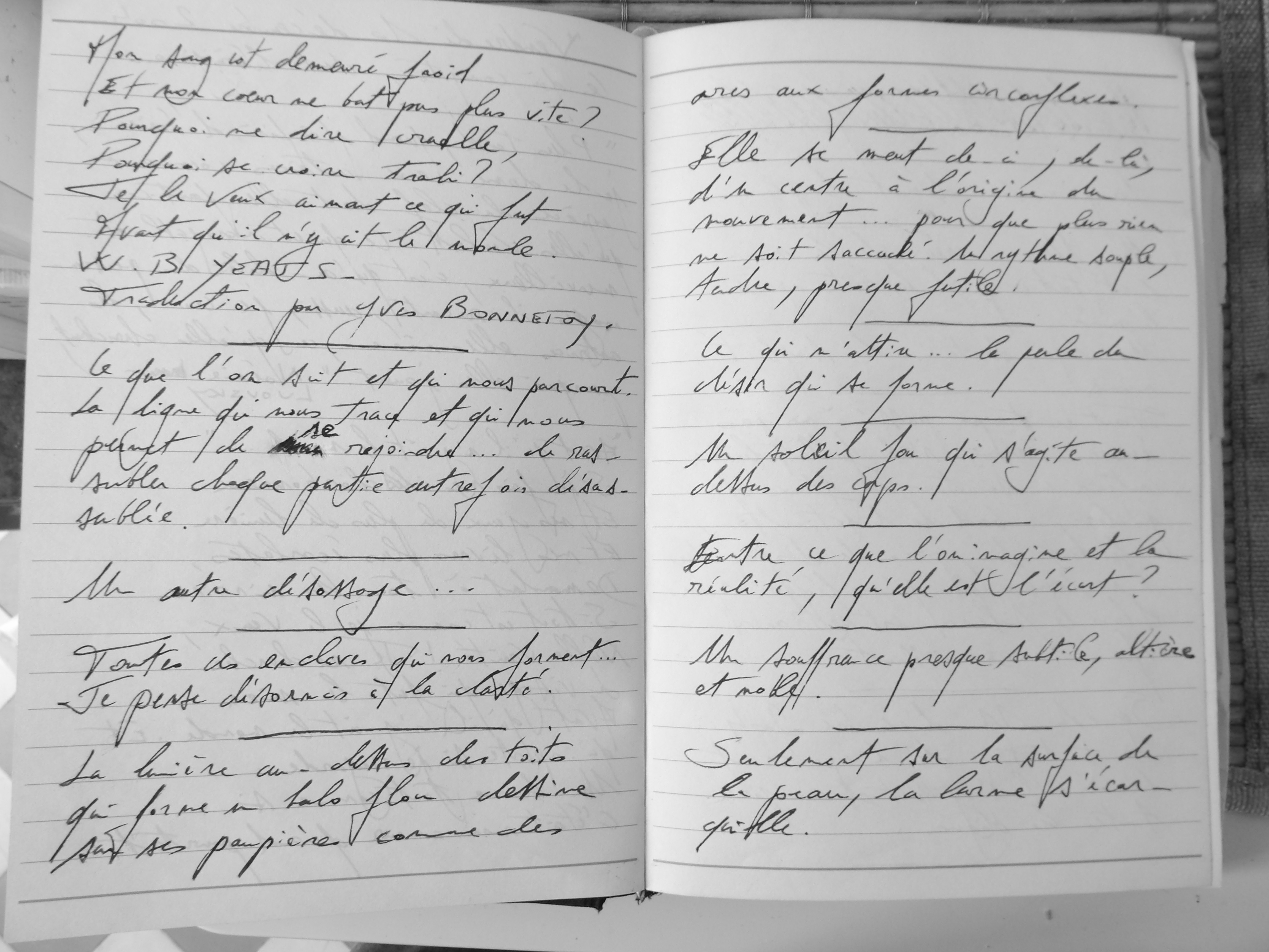 journal écriture 2004