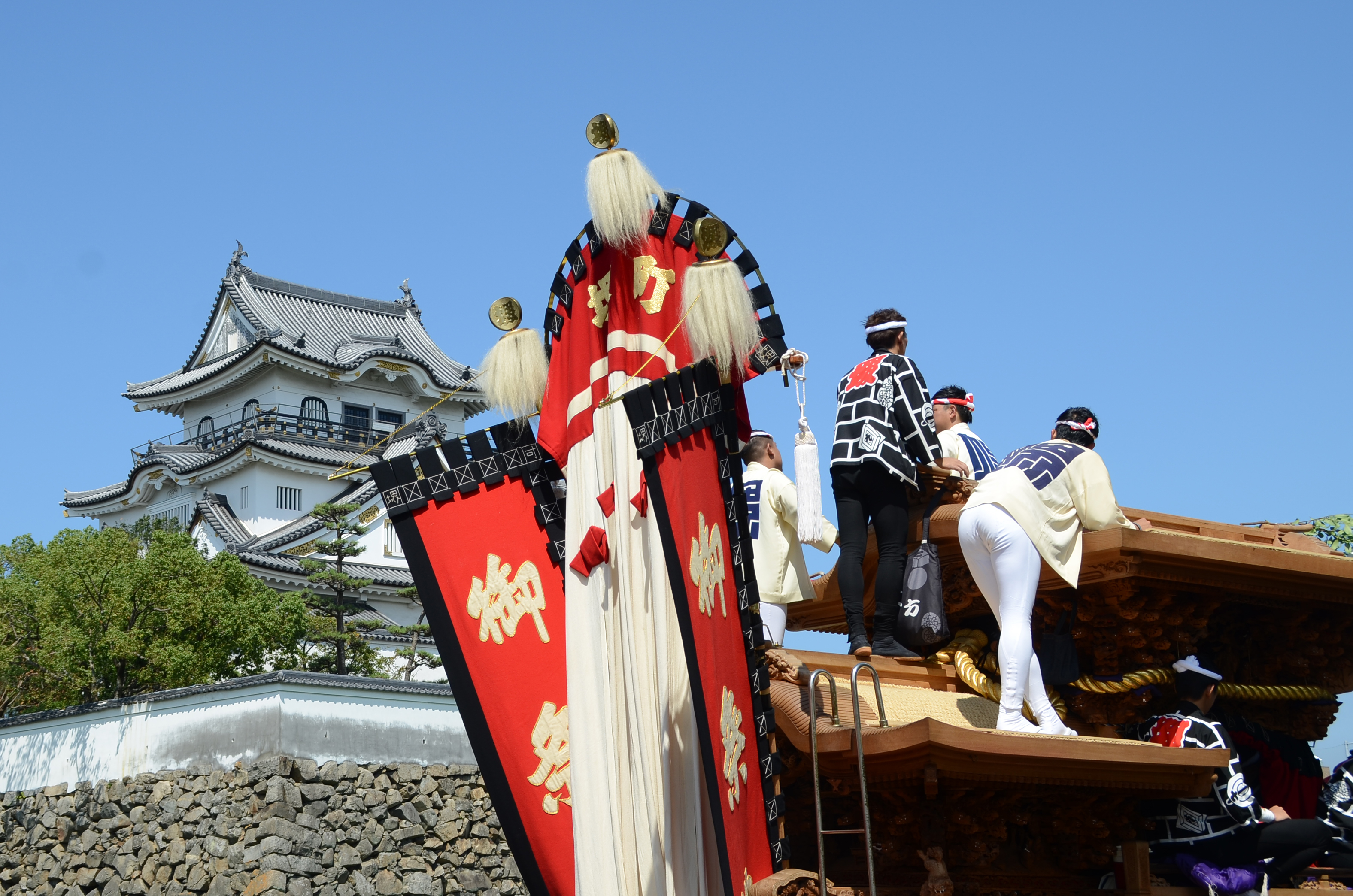 La place honorifique sur le Danjiri