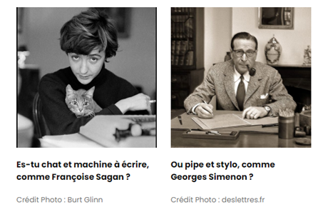 sagan et simenon photos écrivains